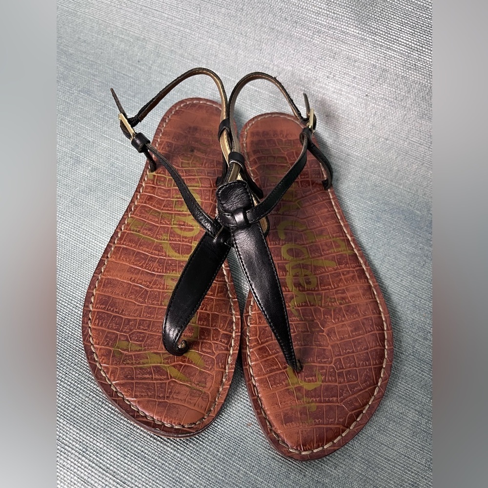 SAM Edelman crocodile sandals